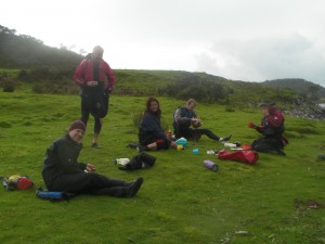 A Sea Kayaking Lunch in Scotland A Sea Kayaking Lunch in Scotland Image