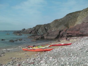 Sea Kayaking Beach Image