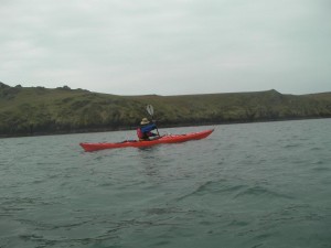 Mike Thacker sea kayaking image