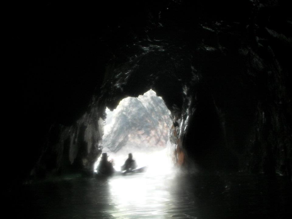 inside the tunnel