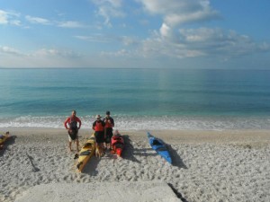 Kefalonia Sea Kayaks on Beach Image