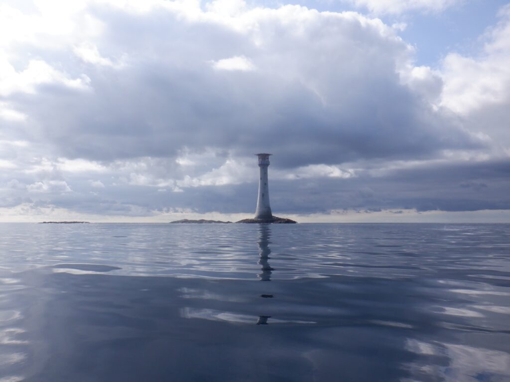 Smalls Lighthouse on the kayak trip in 2022